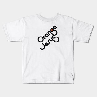 Orange Jesus Kids T-Shirt